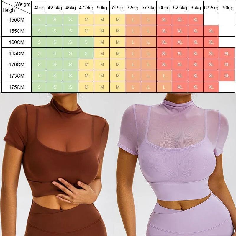 Cloud Hide Short Sleeve Yoga Shirts Women Sports Tank Crop Tops Running T Shirt Workout T-shirts Fitness Quick Dry Sportswear-THAT FASHION STORE