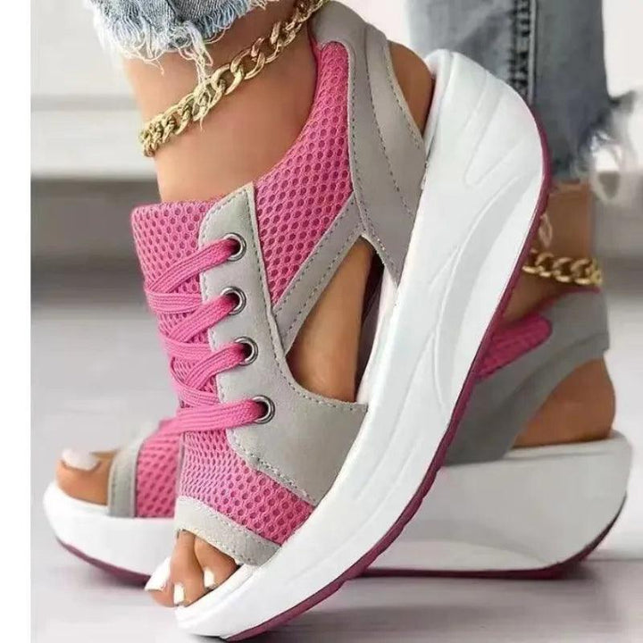 Fashion Women Sandals Summer New Lady Platform Chunky Comfortable Mesh Open Toe Casual Sports Ladies Shoes Plus Size 43-THAT FASHION STORE