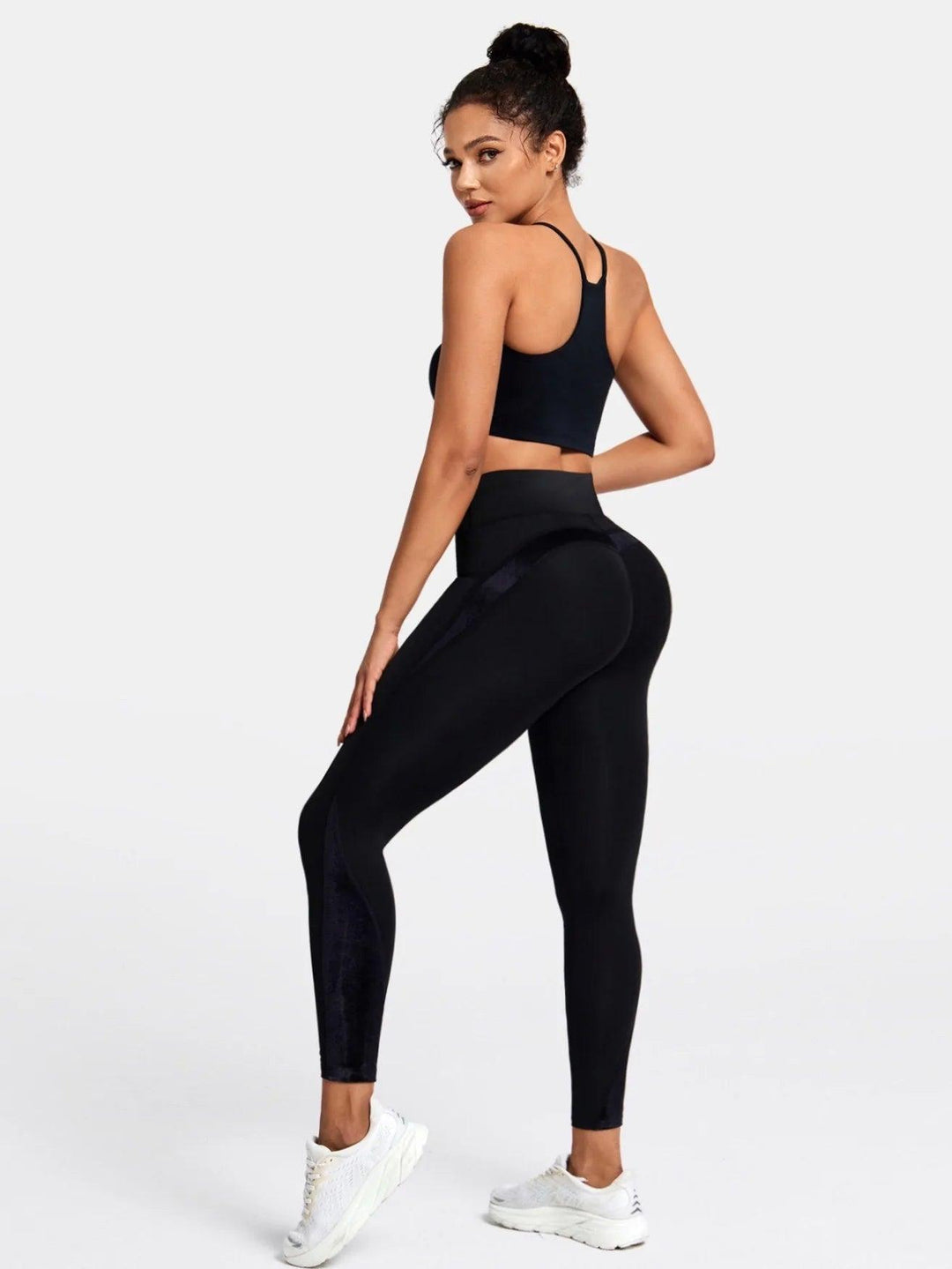 Women Gym Yoga Butt Lifting Leggings High Waist Quick Dry Sports Pants With Elastic Waistband Exercise Trousers Workout Leggings-THAT FASHION STORE