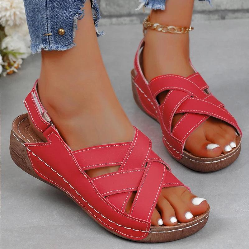 Shoes Women Sandals Summer Soft Shoes For Women Party Shoes Woman Wedge Women's Sandals Casual Footwear Female Women Sandal-THAT FASHION STORE