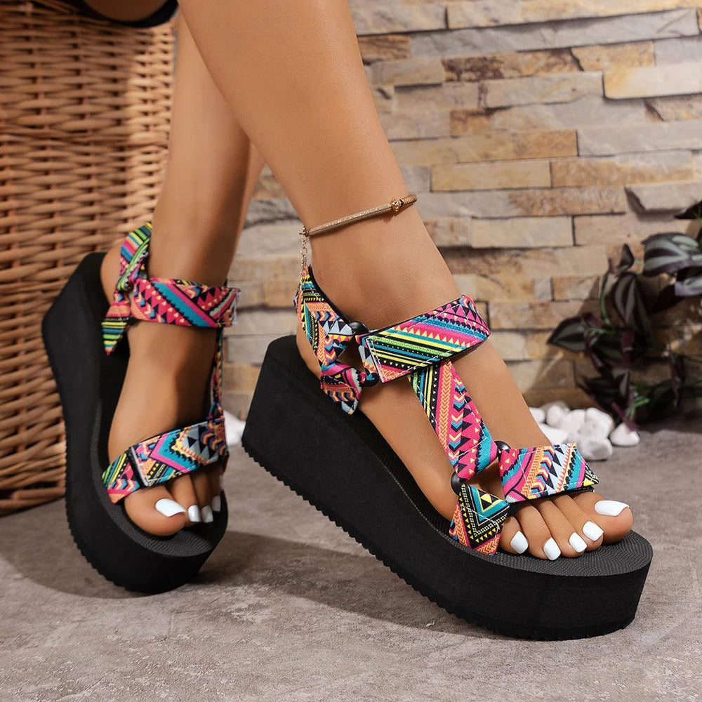 2023 Summer Flat Women's Shoes Hemp Rope Set Foot Beach Sandals Outdoor All-match Casual Slippers Large Size Women Sandals-THAT FASHION STORE