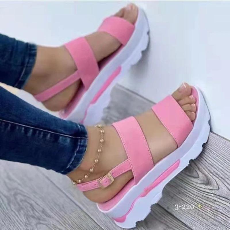 Women Sandals Lightweight Wedges Shoes For Women Summer Sandals Platform Shoes With Heels Sandalias Mujer Casual Summer Shoes-THAT FASHION STORE