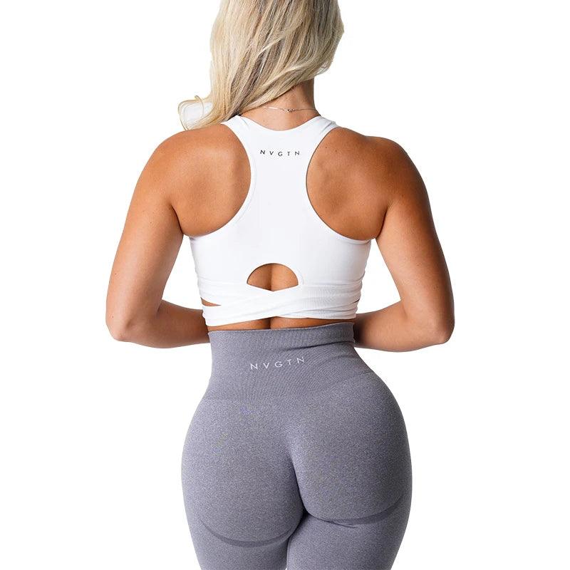 Nvgtn Sculpt Seamless Bra Top Spandex Woman Fitness Elastic Breathable Breast Enhancement Leisure Sports Underwear-THAT FASHION STORE