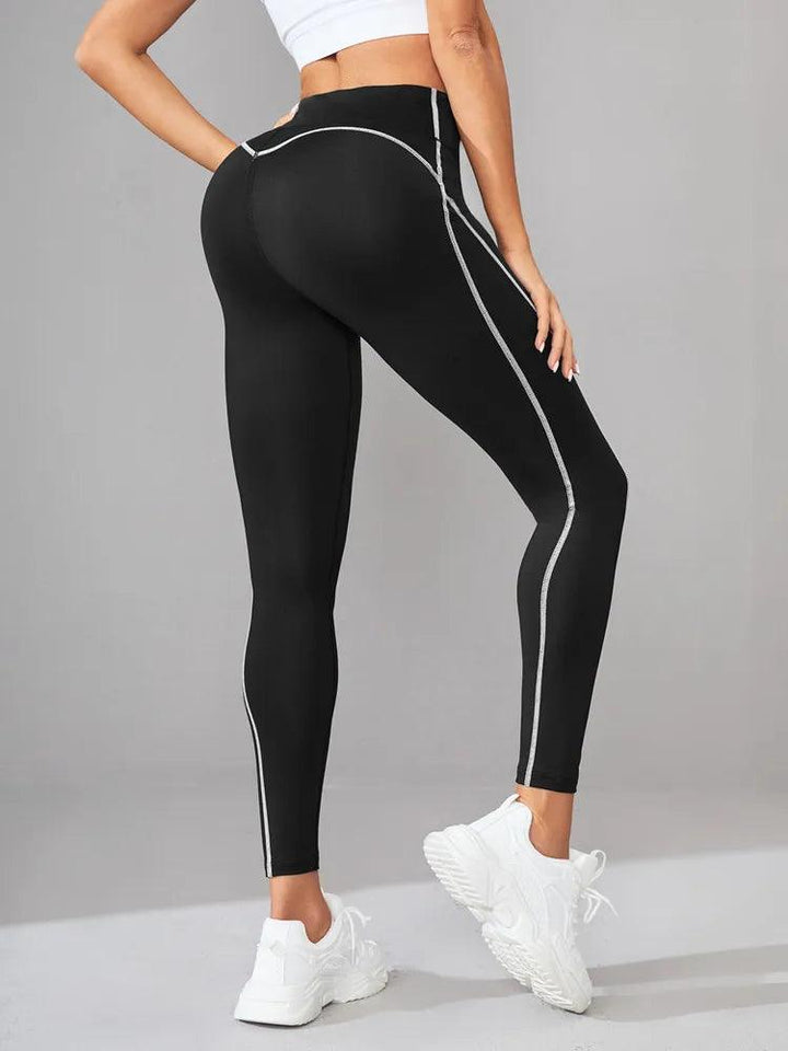 Women Gym Yoga Butt Lifting Leggings High Waist Quick Dry Sports Pants With Elastic Waistband Exercise Trousers Workout Leggings-THAT FASHION STORE