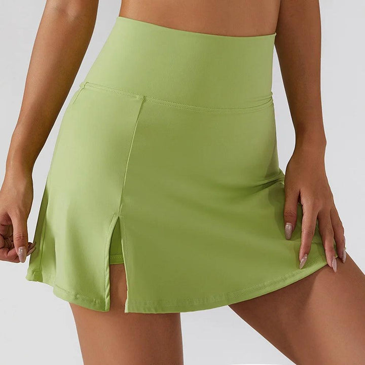 Cloud Hide Women Safe Sports Skirt Workout Tennis Skirts Home Dancing Cycling Fitness Shorts High Waist Quick Dry Running Skorts-THAT FASHION STORE