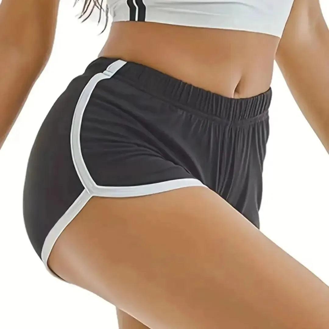 Sports Shorts Women Casual Loose Straight Pants Wearing High-Waisted Thin Anti-Walking Three-Point Yoga Hot Pants-THAT FASHION STORE