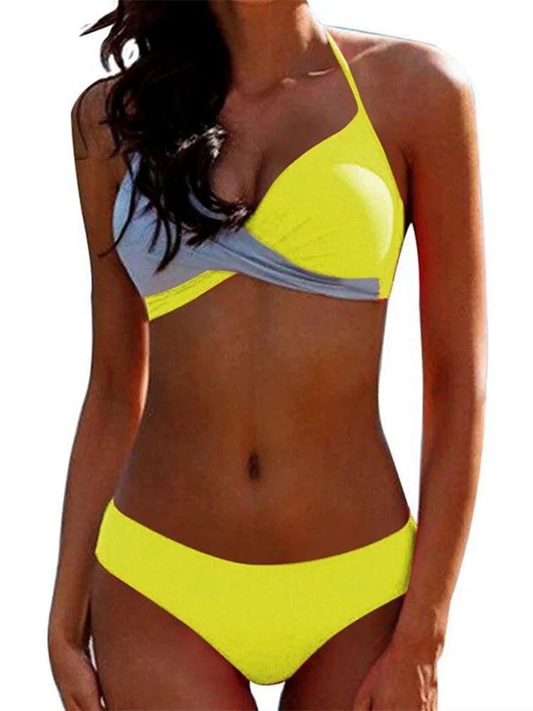 Sexy Bikini Push Up Swimwear Women Brazilain Biquinis Feminino 2024 Mujer Swimsuit Tanga Swimming Bathing Suit 2 Piece Set Mujer-THAT FASHION STORE