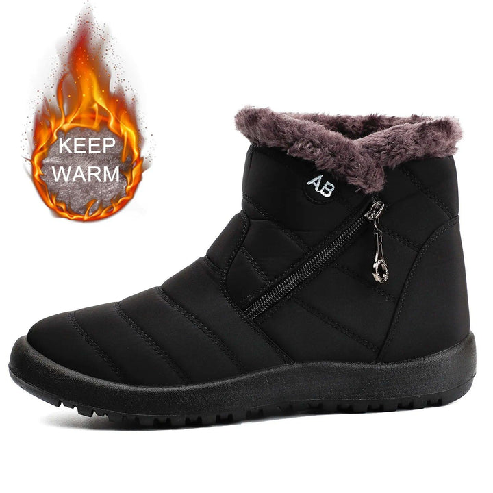 Women Boots Watarproof Ankle Boots For Women Winter Shoes Keep Warm Snow Boots Female Zipper Botines Winter Botas Mujer-THAT FASHION STORE