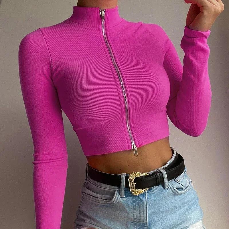 Sexy Crop Top Women T Shirts Basic Short TShirts Fashion Spring Summer Tops Street Basic Casual Tees Club Woman TShirts-THAT FASHION STORE