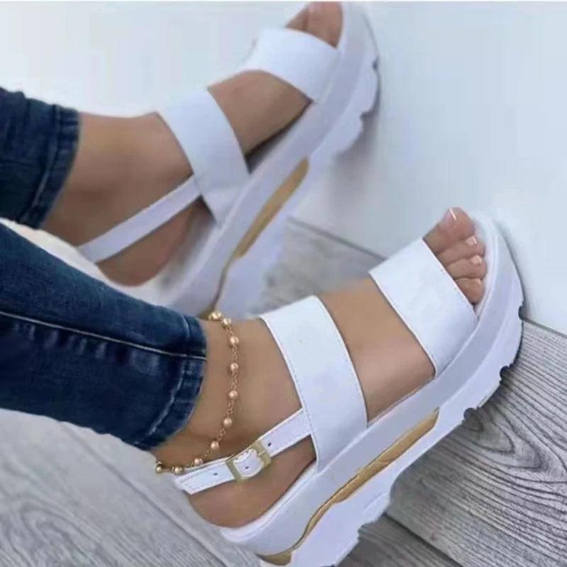 Summer Sandals Shoes Women Retro Shoes Woman Party Shoes For Women Wedge Women's Sandals Elegant Footwear Female Women Sandal-THAT FASHION STORE