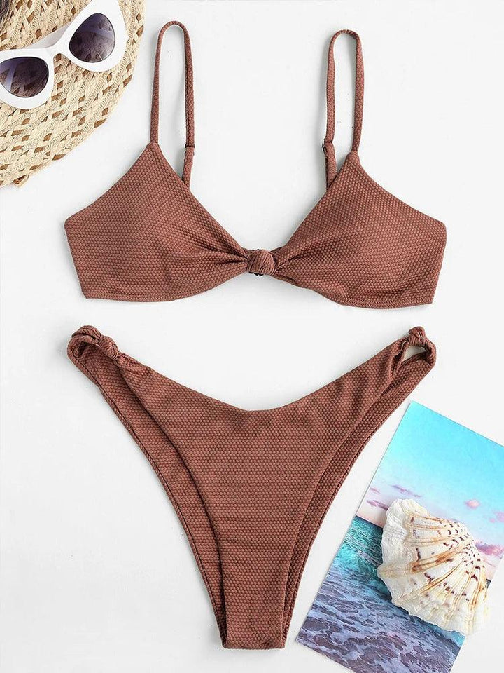 2024 Swimsuits For Women Sexy Padded Push Up Bra Bikini Tops Bikinis Bikini Set Solid Swimwear Two Piece Swimsuit Beachwear Suit-THAT FASHION STORE