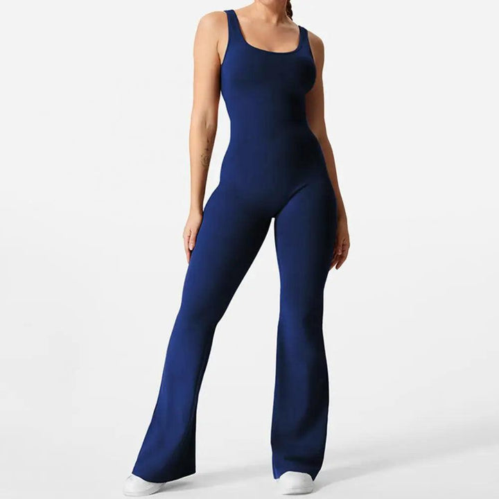 Sexy Back V Jumpsuit Gym Set Women Training Yoga Suit Sportswear Women Sports Jumpsuit Fitness Rompers Stretch Workout Bodysuits-THAT FASHION STORE