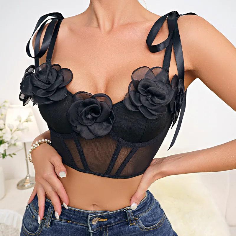 Summer Bralette Women Bra Sexy Party Bustier Ladies Corset Underwear Push Up Bras Woman Clothing Shaper Club Crop Tops Lingerie-THAT FASHION STORE