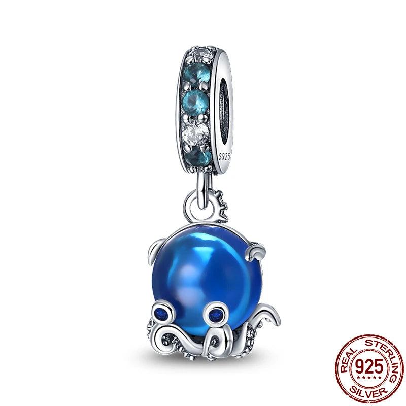 Hot Sale 925 Silver Chameleon Firefly Charm Fits Original Pandora Charm Bracelet Silver 925 Charm Beads DIY Boutique Jewelry-THAT FASHION STORE