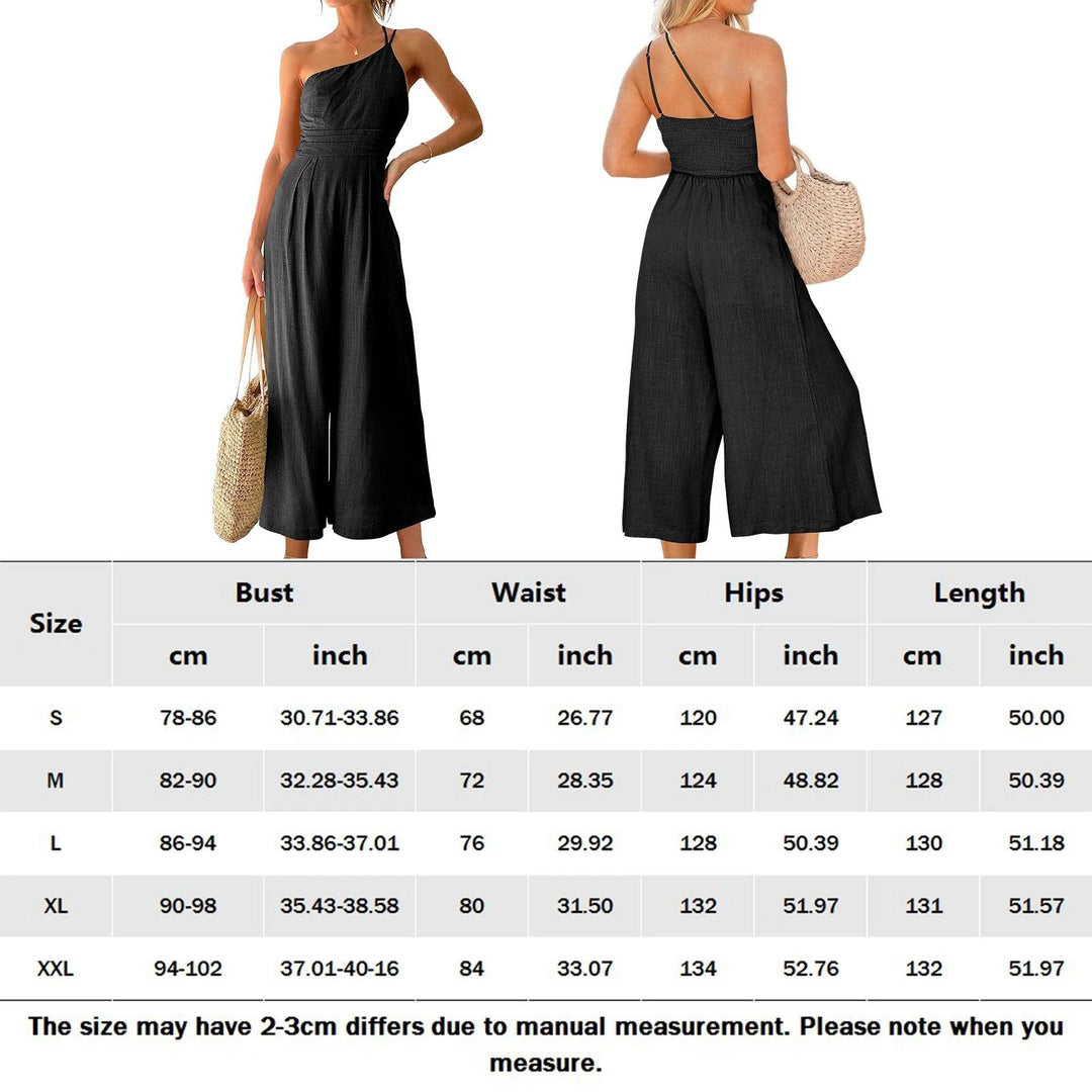 Women High Waisted Romper Solid Color Pleated Backless Romper Casual Parachute Jumpsuit Sleeveless Cami Romper Aesthetic Outfits-THAT FASHION STORE