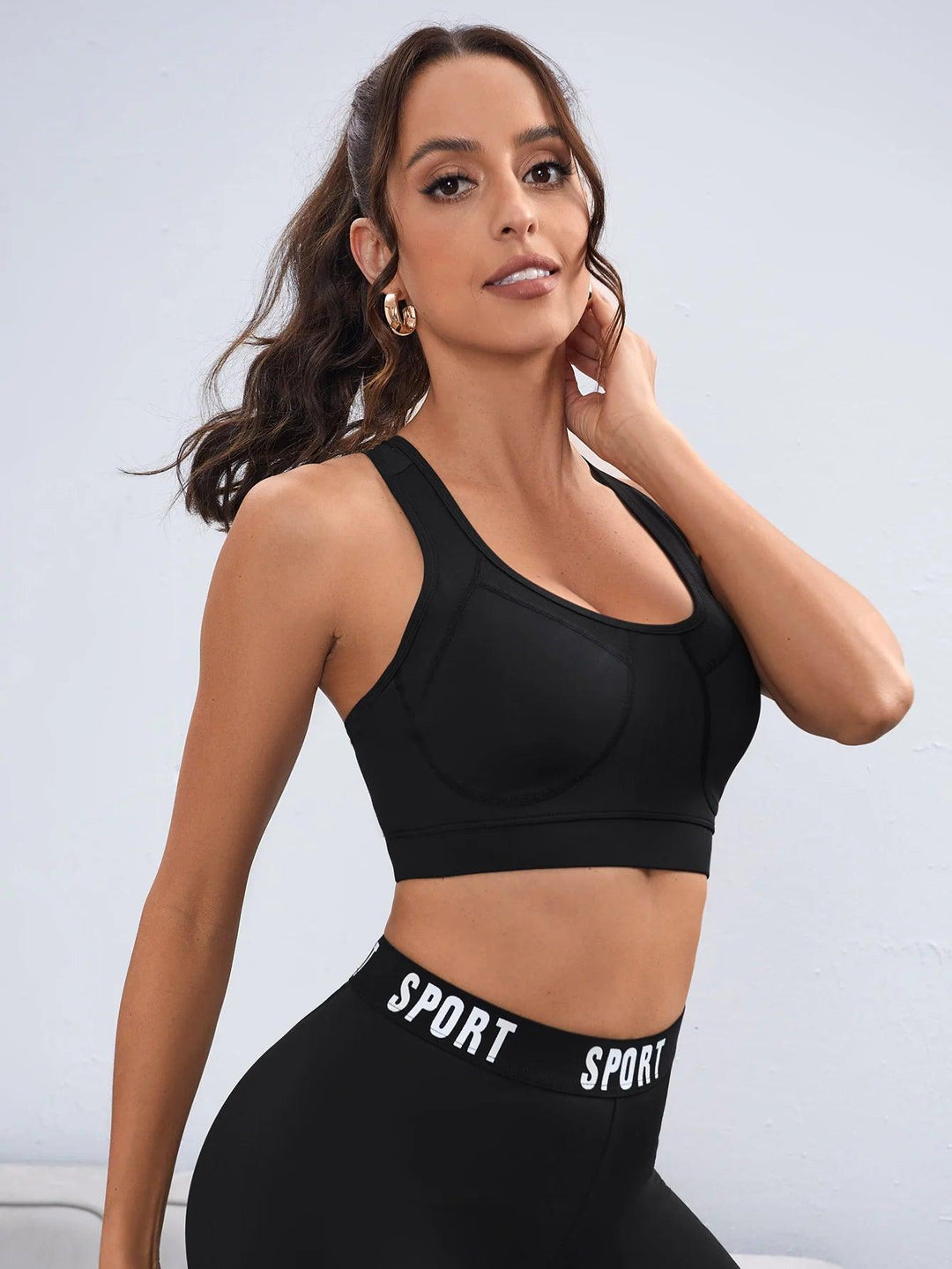 Sports Bras Women Top Push Up Breathable Absorb Sweat Yoga Pilates Bras Shockproof Padded Underwear Gym Running Training Vest-THAT FASHION STORE