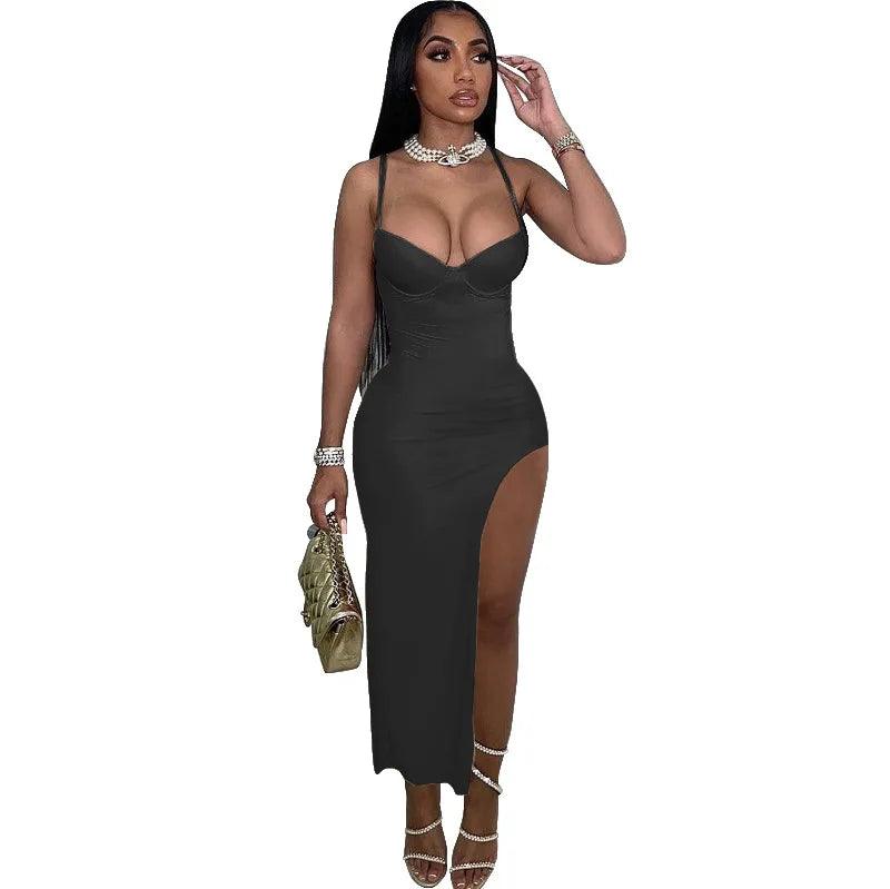 Spifore Sexy One Piece Women Jumpsuits For Party Club Pencil Pants Strapless Skinny Summer Rompers Black Streetwear Clothing-THAT FASHION STORE