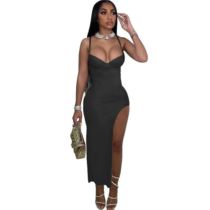 Spifore Sexy One Piece Women Jumpsuits For Party Club Pencil Pants Strapless Skinny Summer Rompers Black Streetwear Clothing-THAT FASHION STORE