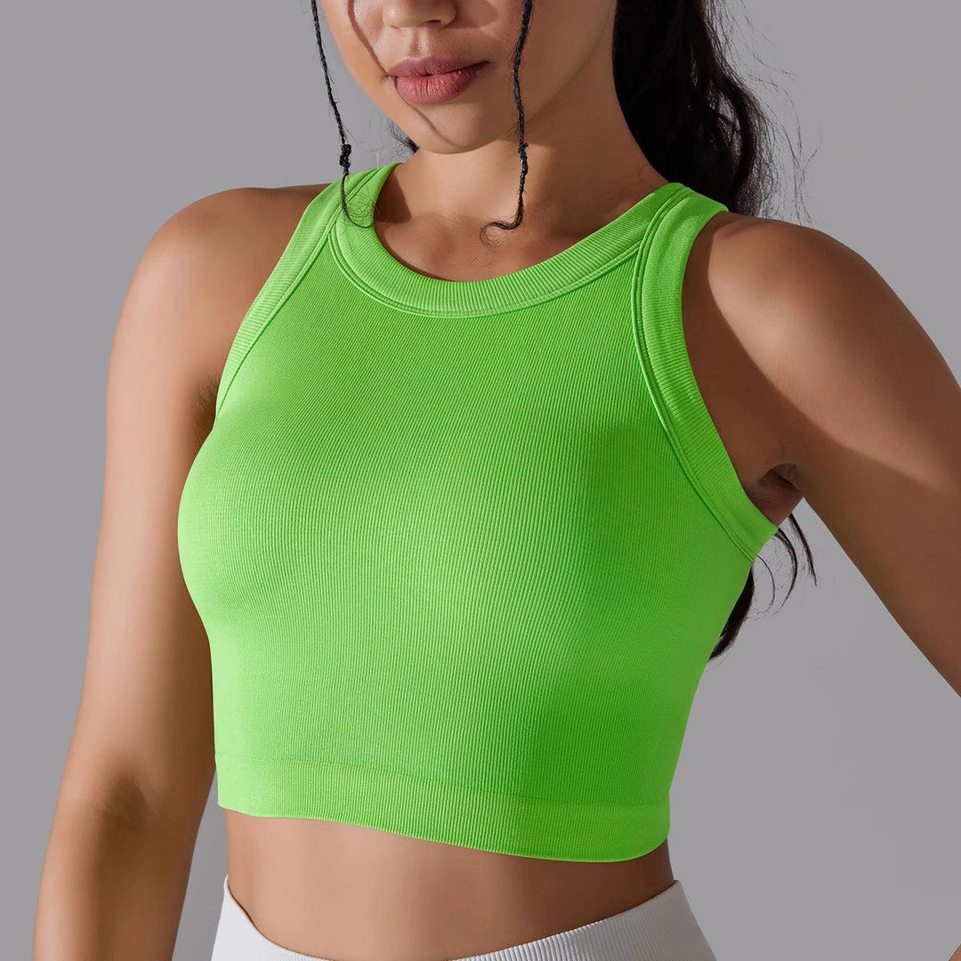 2 Tier Women Sports Bra Sexy Yoga Bra High Support Impact Sports Underwear Running Quick DryTank Top Fitness Gym Padded Bralette-THAT FASHION STORE