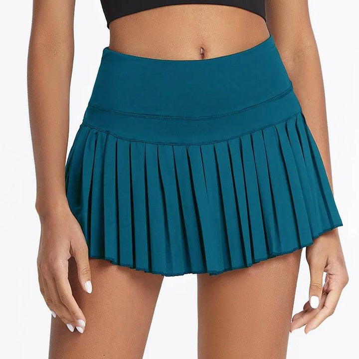 Cloud Hide Safe Tennis Skirts XS-XXL Gym Golf Running Pleated Pantskirt SEXY Women Sports Fitness Shorts Pocket High Waist Skort-THAT FASHION STORE