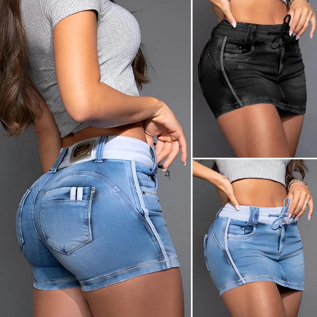 Midiross Denim Mini Shorts Skirts Basic Culotte Sexy Streetwear Woman Quality Summer Spring Bottom-THAT FASHION STORE