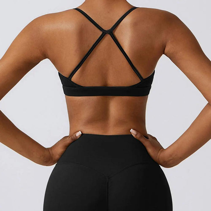 Workout Sports Bra Women High Support Sports Top Push Up Yoga Bra Gym Crop Top Fitness Underwear Running Brassiere Sportswear-THAT FASHION STORE