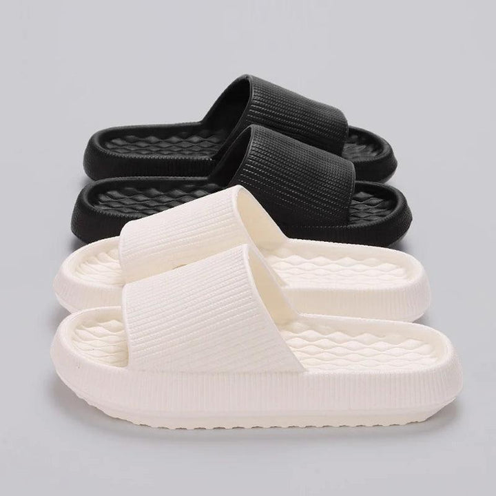 Eva Thick Platform Cloud Slippers Women Soft Sole Pillow Slides 2024 Summer Beach Sandals Woman Non Slip Bathroom Home Shoes-THAT FASHION STORE