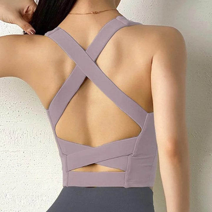 High Impact Sports Bra Zipper Yoga Bras Women Shockproof Push Up Brassiere Spots Top Crop Underwear Fitness Gym Shirt Sportswear-THAT FASHION STORE