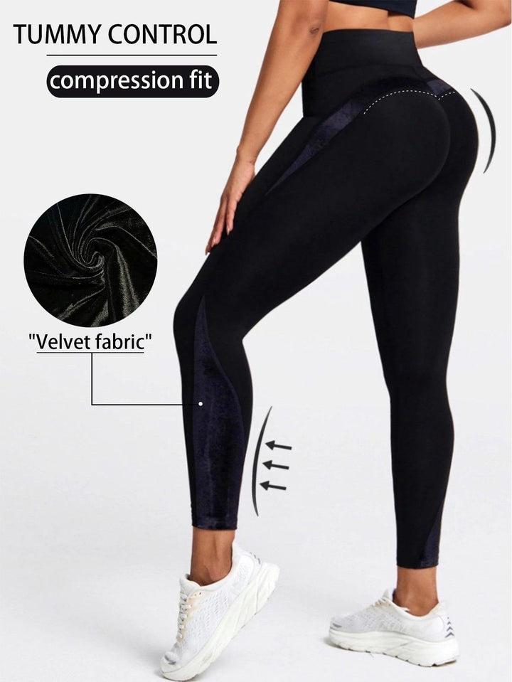 Women Gym Yoga Butt Lifting Leggings High Waist Quick Dry Sports Pants With Elastic Waistband Exercise Trousers Workout Leggings-THAT FASHION STORE