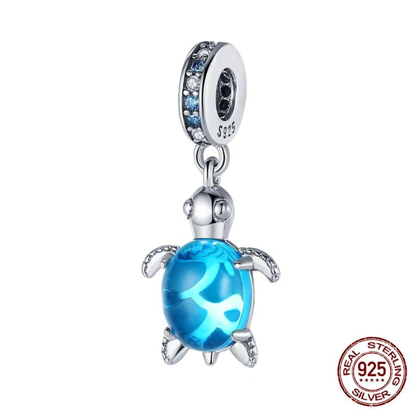 Hot Sale 925 Silver Chameleon Firefly Charm Fits Original Pandora Charm Bracelet Silver 925 Charm Beads DIY Boutique Jewelry-THAT FASHION STORE