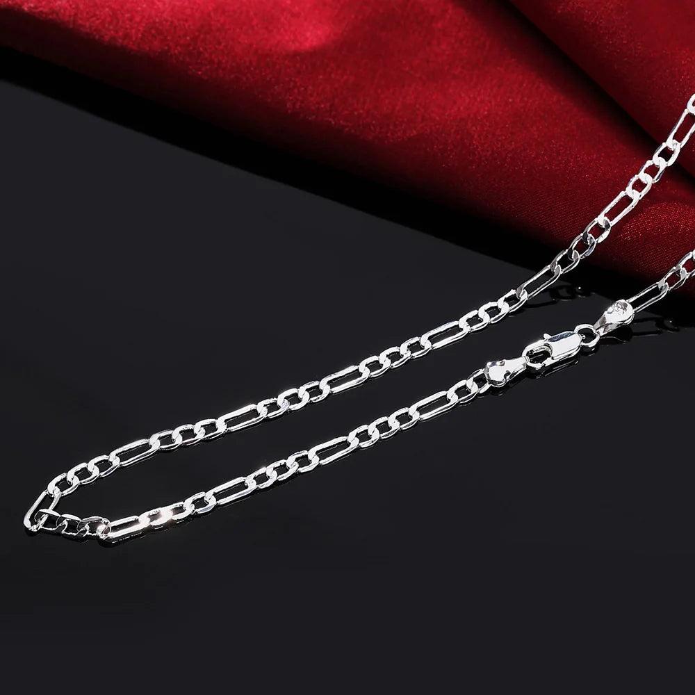 925 Sterling Silver 16/18/20/22/24/26/28/30 Inch Chains Necklace For Women Men Luxury Designer Jewelry Free Shipping Chshine-THAT FASHION STORE