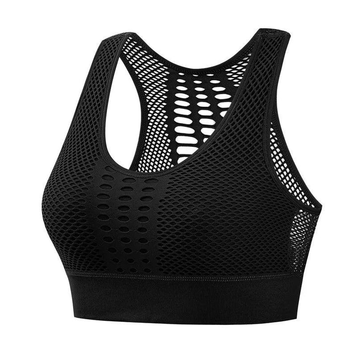 Hot Fitness Women's T-shirts Workout Sports Bra Yoga Vest Backless Solid Quick Dry Running Gym Sport bra Yoga Shirts Tank Top-THAT FASHION STORE