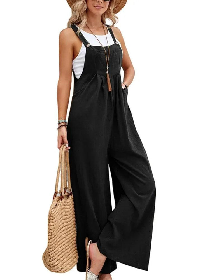 Women Loose Fit Fashion Overalls Wide Leg Baggy Bib Overalls Jumpsuit Dungarees Summer Jumpsuit Casual Elegant Overalls Summer-THAT FASHION STORE