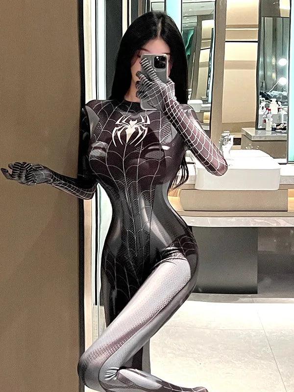 Uniform Cosplay Spider Costume Anime One Piece Jumpsuit In Body Suits For Bodysuit Women Long Sleeve Romper Jumpsuits P2U2-THAT FASHION STORE