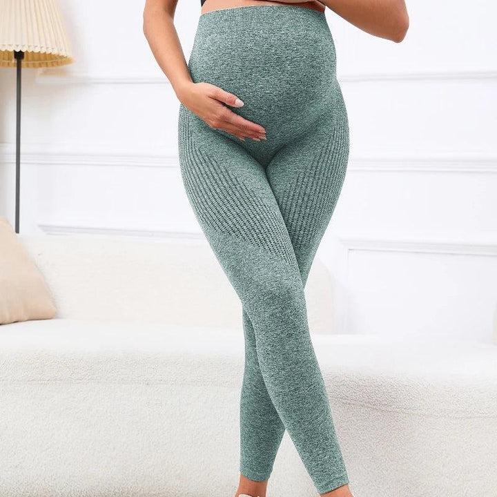 Pregnant Women's Thin Bottoming Pants Spring And Summer New Maternity High Elastic Belly Support Pants-THAT FASHION STORE