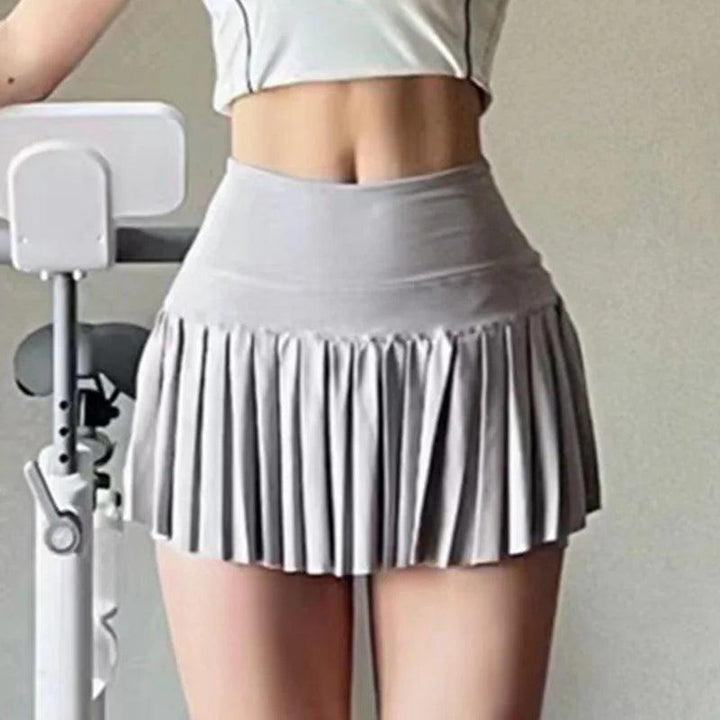 Cloud Hide Quick Dry Sports Skirt Gym Dancing Tennis Skirts for Women XL Workout Cycling Fitness Shorts High Waist Running Skort-THAT FASHION STORE