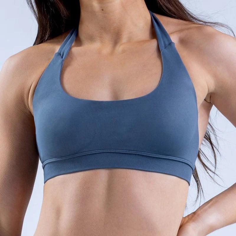 Fitness Backless Sport Tops For Women Push Up Seamless Breathable Running Vest Workout Clothes Gym Wear Underwear Yoga Bra-THAT FASHION STORE