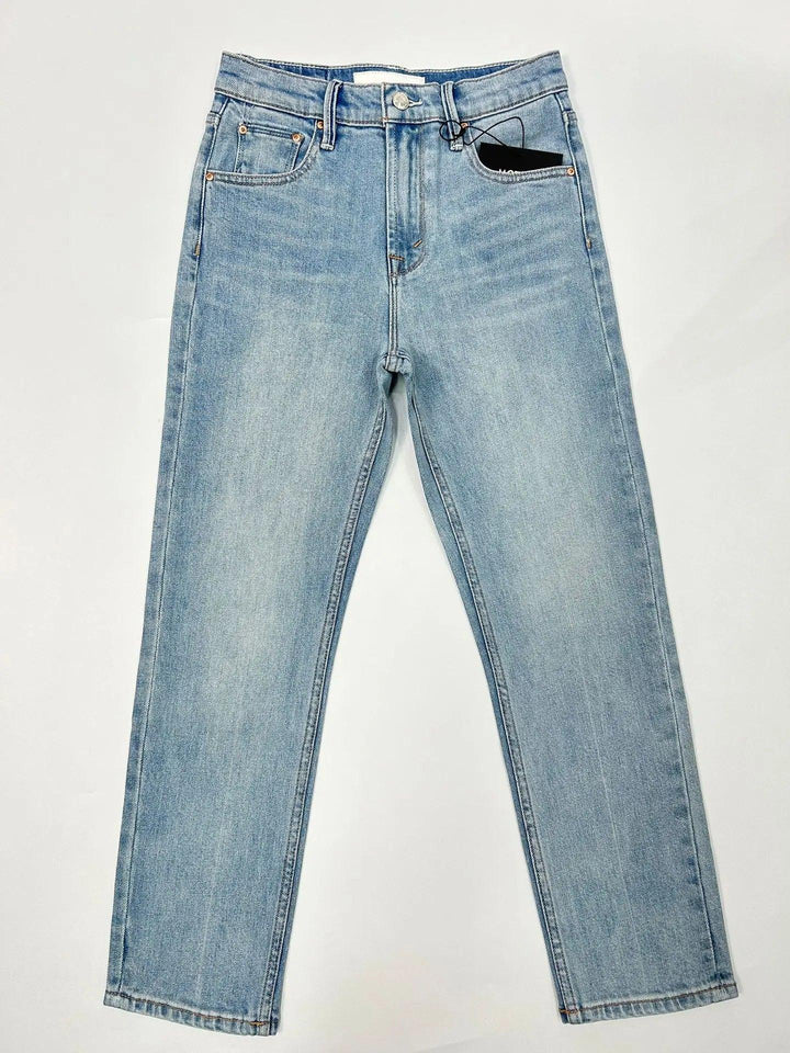 2023 new Women stretch slim jeans High waist casual lady straight denim pants-THAT FASHION STORE