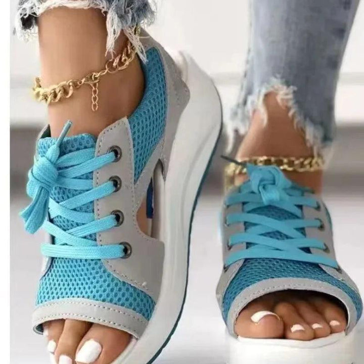 Fashion Women Sandals Summer New Lady Platform Chunky Comfortable Mesh Open Toe Casual Sports Ladies Shoes Plus Size 43-THAT FASHION STORE