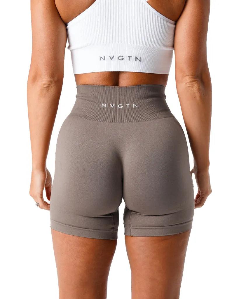 NVGTN Spandex Solid Seamless Shorts Women Soft Workout Tights Fitness Outfits Yoga Pants Gym Wear-THAT FASHION STORE