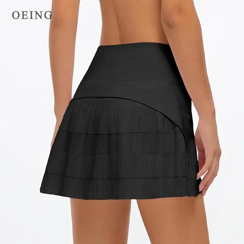 Women Sports Tennis Skirts Fitness Running Shorts High Waist Athletic Skirt With Pockets Pleated Sport Skort Golf Sportswear-THAT FASHION STORE