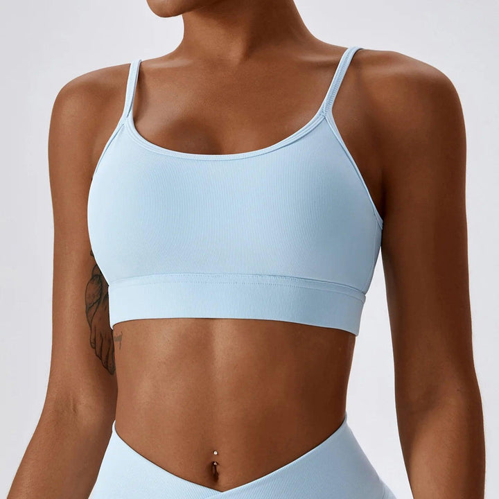 Women Bandage Sports Underwear Women Push Up Sport Bra Rib Yoga Top Gym Crop Top Brassiere Fitness Top Sport Bra Breathable Bras-THAT FASHION STORE