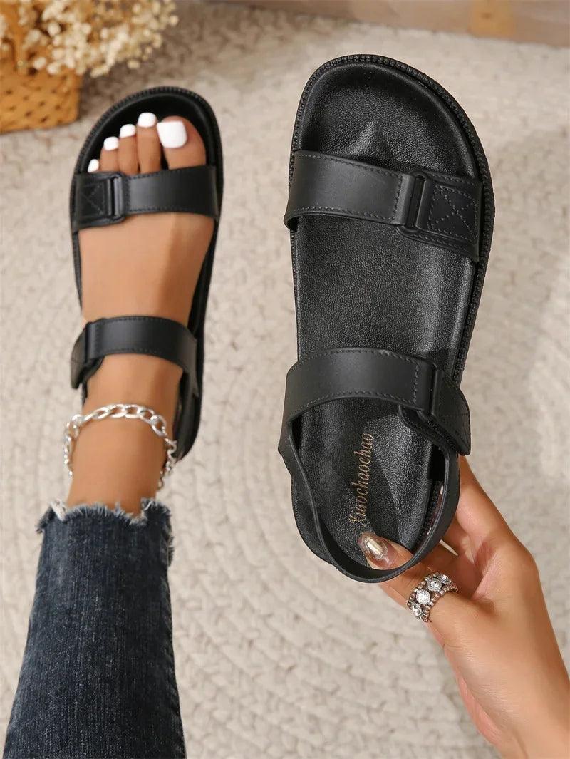 New Summer Style Fashionable Comfortable Elegant Casual and Wear-resistant Thick-soled Soft-soled Seaside Beach Woman Sandals-THAT FASHION STORE