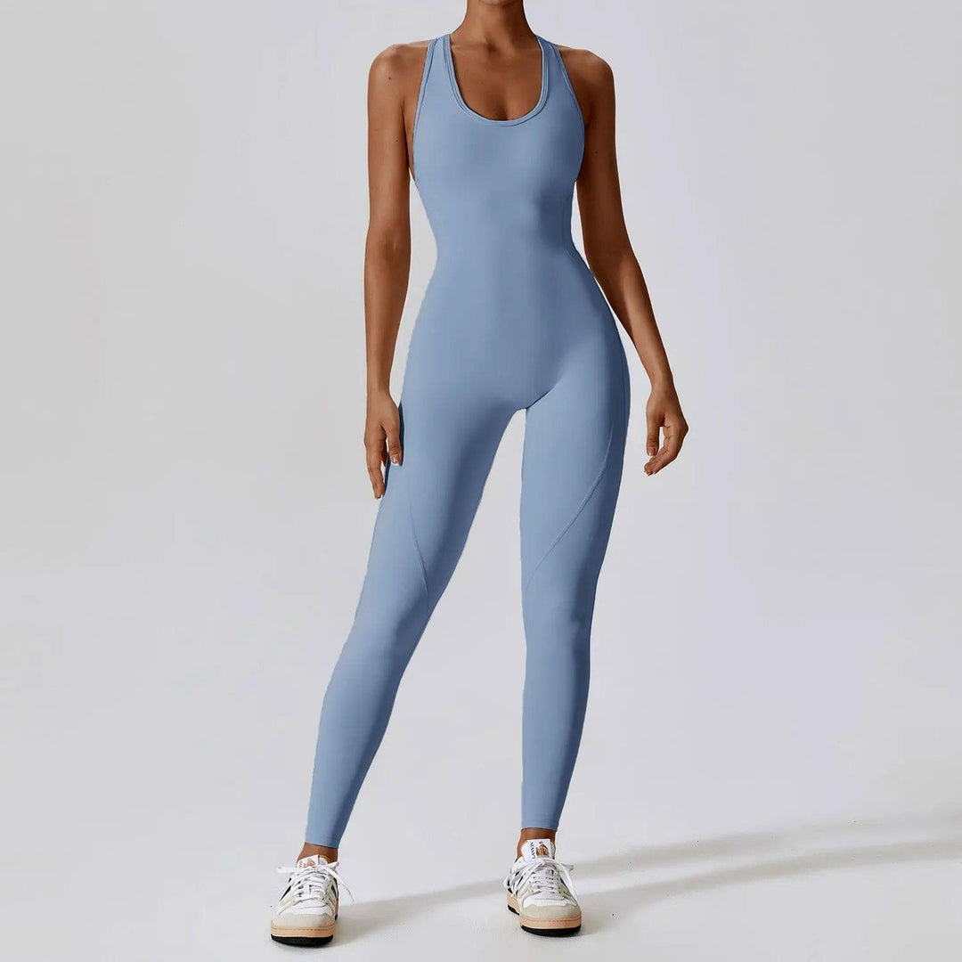 NCLAGEN GYM Romper Backless Set Fitness Bodysuit Siamese Sportswear Women Jumpsuit Buttery-Soft One-piece Playsuit Yoga Suit-THAT FASHION STORE