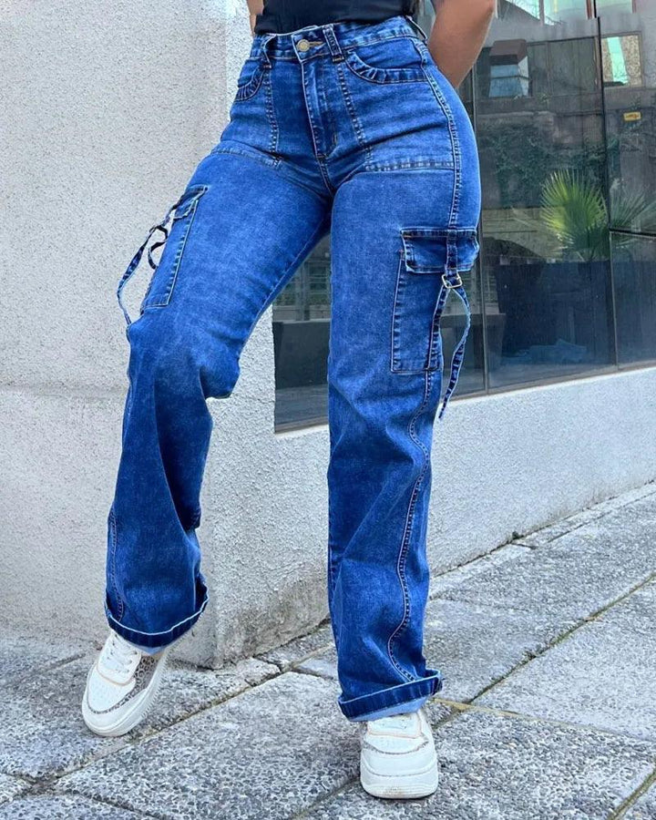 NEW 2023 woman High Waist Lifted Jeans Extremely slim waist to hip ratio Trousers jean pants-THAT FASHION STORE