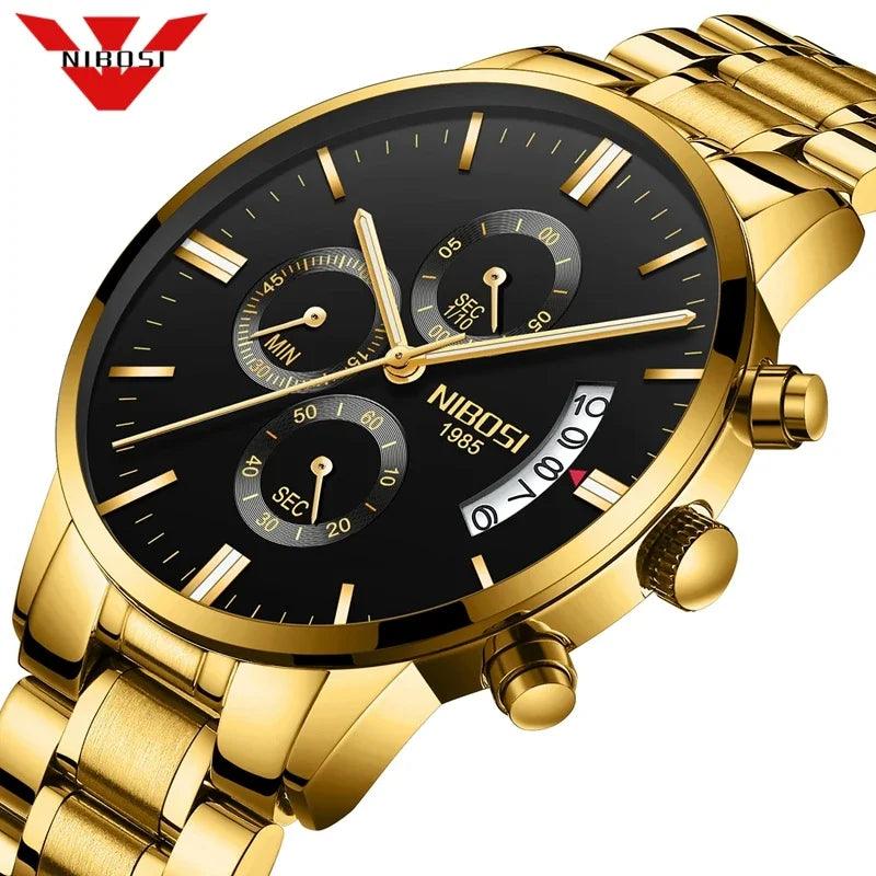 NIBOSI Relogio Masculino Men Watches Luxury Famous Top Brand Men's Fashion Casual Dress Watch Military Quartz Wristwatches Saat-THAT FASHION STORE