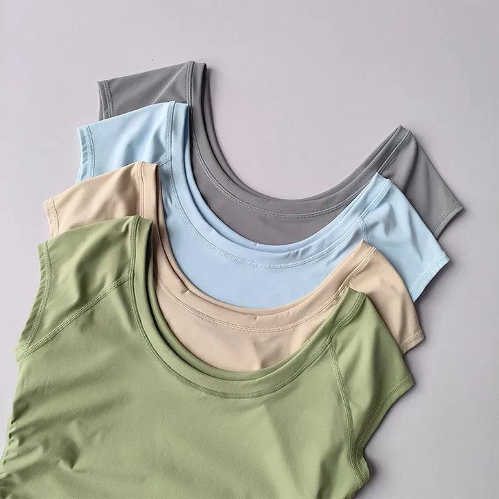 Women Fitness Sports T-shirt Tops Women Outdoor Sports Loose Short Sleeve Gym Running Female Quick Drying Breathable Yoga Shirt-THAT FASHION STORE