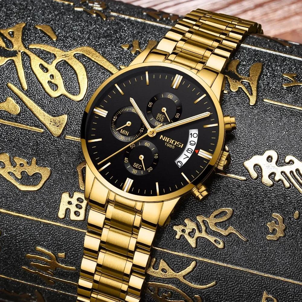 NIBOSI Relogio Masculino Men Watches Luxury Famous Top Brand Men's Fashion Casual Dress Watch Military Quartz Wristwatches Saat-THAT FASHION STORE