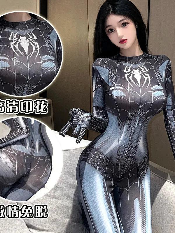 Uniform Cosplay Spider Costume Anime One Piece Jumpsuit In Body Suits For Bodysuit Women Long Sleeve Romper Jumpsuits P2U2-THAT FASHION STORE