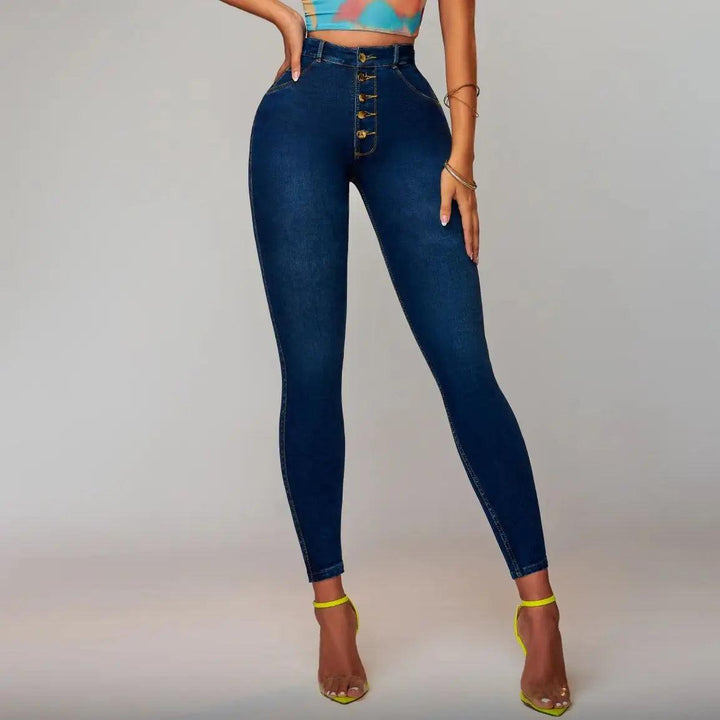 NEW 2023 woman High Waist Lifted Jeans Extremely slim waist to hip ratio Trousers jean pants-THAT FASHION STORE